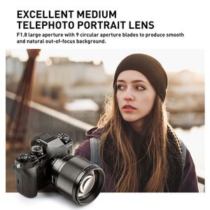 Viltrox-lente de retrato de gran apertura para cámara Fuji <span class=keywords><strong>Fujifilm</strong></span> <span class=keywords><strong>X</strong></span>, 85mm, F1.8, Mark II, XF, <span class=keywords><strong>X</strong></span>-T3, <span class=keywords><strong>X</strong></span>-T30, <span class=keywords><strong>T4</strong></span>, <span class=keywords><strong>X</strong></span>-Pro2 - Product Image 2