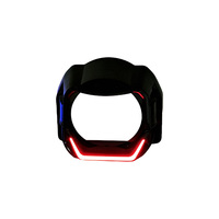 IDISON YMG Haute qualité 3 pouces Ronde LED Linceul Couverture Blanc Chaud Rouge Bleu Auto Système Phare Décoration Couverture Lampes Halo Anneaux