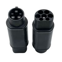 Colección - Adaptadores de Cargador para Vehículos Eléctricos Tipo 2 Tipo 1 GBT CCS1 CCS2 Conector Convertidor