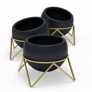 Jardinières en gros avec cadre finition dorée, de forme ronde, pour la décoration, en vente par les exportateurs - Product Image 5