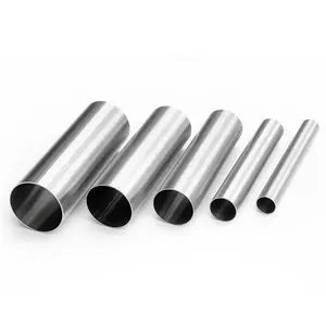 Raw Material 304 316L 304L Stainless Steel Pipe Custom Logo Competitive Price Round Tube for Industry