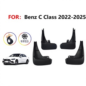 บังโคลนรถยนต์เมอร์เซเดส-เบนซ์ ซี-คลาส ปี 2022-2025  วัสดุพลาสติกสีดำ  สำหรับรุ่นสปอร์ต เกียร์อัตโนมัติ  ด้านหน้าและด้านหลัง - Product Image 5