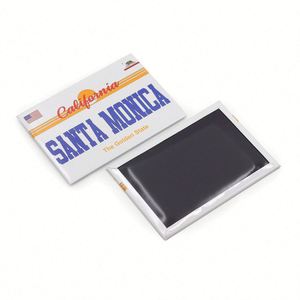 Good Price Refrigerator Customized California Santa Monica Pictures Souvenir Gift Tin <b>Fridge</b> Magnet - Product Image 1