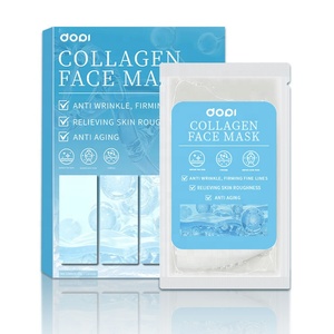 <span class=keywords><strong>Mascarilla</strong></span> Facial en Lámina de Esencia de Rosas Hidratante y Aclarante OEM Popular, Fermentación Biológica, Péptidos Reafirmantes, Blanqueadores, Caja de Regalo - Product Image 1