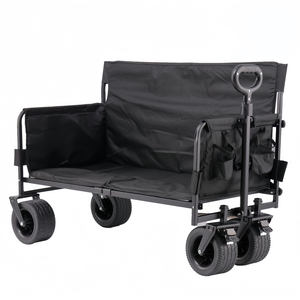 थोक 3-इन-1 आउटडोर मल्टीफंक्शनल ट्रॉली सोफा फोल्डेबल ढंहुआ सोफे खरीदारी के लिए कुर्सी ओम समर्थन - Product Image 4