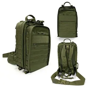 Sac à dos tactique TJ <span class=keywords><strong>45L</strong></span> imperméable, durable, en polyester 600D et nylon 1000D pour la chasse en plein air, le paintball, logo personnalisé - Product Image 2