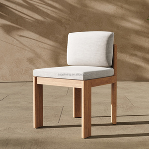 <span class=keywords><strong>Set</strong></span> da Pranzo per Esterni Sageliving in Teak Massiccio <span class=keywords><strong>con</strong></span> 8 <span class=keywords><strong>Sedie</strong></span>, Arredamento da <span class=keywords><strong>Giardino</strong></span> Resistente alle Intemperie - Product Image 3