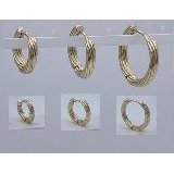 Eleganti orecchini a forma di diamante placcati oro rosa e bianco 14K/18K placcato oro alla moda con taglio principessa che eleva il tuo Look generale - Product Image 1