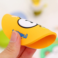Sous-verres en silicone et PVC souple, résistants à la chaleur, avec motif de dessin animé écologique, personnalisables, en caoutchouc, pour tasses et mugs
