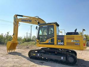 Komatsu-Excavadoras usadas PC220 de 20 toneladas, maquinaria de movimiento de tierras hidráulica sobre orugas de Japón, maquinaria usada barata - Product Image 6