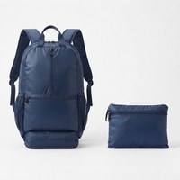 Sac à dos de pickleball personnalisé en polyester léger avec fermeture éclair, compartiment à chaussures, poches latérales en maille, rangement pour raquettes, unisexe