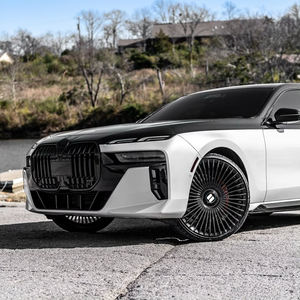 ล้อแม็กซ์อลูมิเนียมฟอร์จชิ้นเดียว สีดำเงา รุ่น SY-09001 สำหรับขนาด 20 21 22 23 <span class=keywords><strong>24</strong></span> นิ้ว รุ่น F10 V1 G37 Q50 ใหม่ 296 GTB F430 - Product Image 2