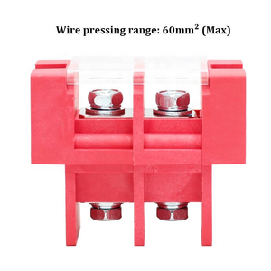 180A 600V DC автомобильный латунный винт настенное крепление панели подачи через клеммный блок 2-контактный - Product Image 4