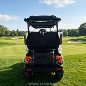 Carrito de Golf Eléctrico 4x4 de 1-2 Plazas Todoterreno con Motor de 5KW, Batería de Litio de 60V, Compatible con Villas Vacacionales, Controlador Curtis, Aluminio - Product Image 4