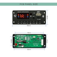Modul Dekoder Pemutar MP3 Pabrik JQ Kit USB Penerima Audio DIY 12V