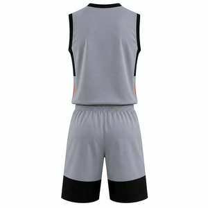 Uniforme de basket-ball respirant de qualité supérieure, maillots d'équipe personnalisés unisexes à manches courtes et design imprimé - Product Image 2