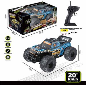 1:16 escala 2,4G 4WD dinosaurio RC coche 20 KM/H alta velocidad todoterreno PVC Shell todo terreno vehículo de Control remoto para niños - Product Image 6
