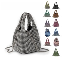 Sac seau de luxe pour enfants orné de diamants étincelants, sac à main haut de gamme pour propriétaires de boutiques