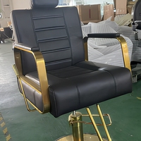 Chaise de styliste inclinable en cuir durable pour écoles, salons, spas, garantie 8 ans