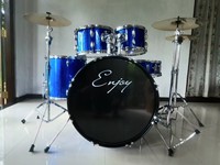 5-Piece Acoustic Professional Drum Full Sets for Beginner Home & Stage Shows - Musical Instruments