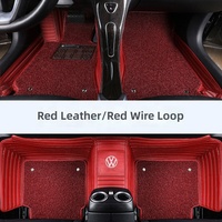 Tapis de sol de voiture double couche non toxique et inodore, entièrement enveloppant avec rebords surélevés