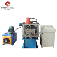 Machine de profilage à rouleaux entièrement automatique pour montants de rayonnages à palettes, multi-tailles en une seule machine, pour rayonnages de stockage et étagères