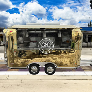 Camión de Comida Móvil de Acero Inoxidable, Diseño Optimizado, Tamaño Personalizado, Entrega Rápida, Remolque Móvil para Hot Dogs y Pizza - Product Image 2