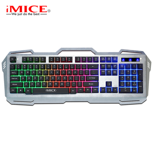 노트북 및 컴퓨터와 호환되는 iMICE AK-400 공장 제작 USB 유선 백라이트 키보드 게임 - Product Image 2