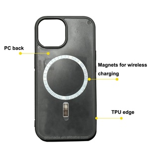 Truyền nhiệt không dây sạc 2D trống thăng hoa trường hợp điện thoại cho iPhone 16 15 14 13 12 Pro Max - Product Image 4