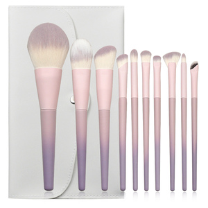 Daily Queen & Mor-phe10 Pcs Pinceaux <span class=keywords><strong>de</strong></span> maquillage à poudre avec manche dégradé <span class=keywords><strong>de</strong></span> <span class=keywords><strong>couleur</strong></span>, qualité supérieure et sensation luxueuse, logo personnalisé - Product Image 6