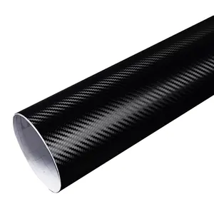 Top selling 3D Carbon fiber car wrapping film vinyl self-adhesive 1.52*28m