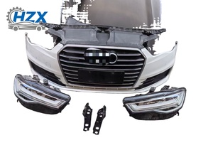 Accesorios para Parachoques Delantero para Audi <span class=keywords><strong>A6</strong></span> C7 <span class=keywords><strong>2015</strong></span>, Condensador, Ventilador Electrónico, Faros Antiniebla, Rejilla con Clips Incluidos, Usado - Product Image 2