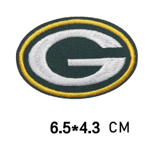 Écusson brodé logo football américain, badge thermocollant en tissu, emblème décoratif pour vêtements, casquettes, sacs, uniformes - Vente en gros - Product Image 3