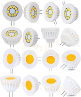 Céramique de qualité supérieure 3W G4 Led avec broche arrière COB GU4 Led 12v DC AC G4 Ampoule LED G4 Led 220v Lampe 110V Dimmable 10-30V 24V Dim 6V