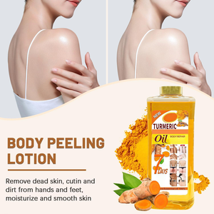 Gel Douche Corporel Naturel et Bio 1000ml en Gros au Curcuma Doré, Acide Kojique et Vitamine C, Papaye - Product Image 3