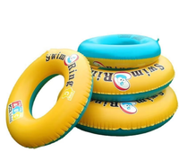 Bouée de piscine gonflable personnalisée pour adultes, jeu aquatique, tube de natation en vinyle 0,23 mm, 9 ans et plus, 91 cm