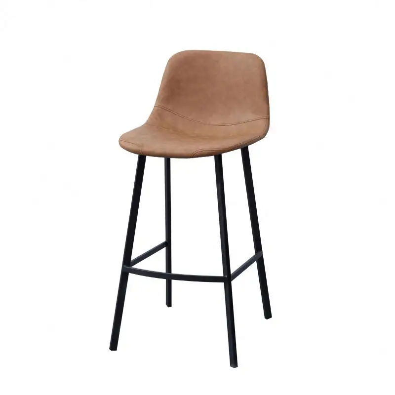 Moderno classico bar sedia e tavolo pianura nero strumento di bar sedia