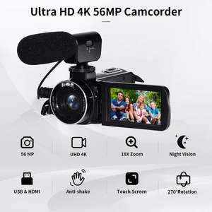 Caméra vidéo portable 4K HD professionnelle en promotion pour le vlogging sur YouTube - Product Image 5