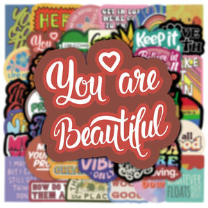 50 <span class=keywords><strong>Pegatinas</strong></span> Nuevas con <span class=keywords><strong>Frases</strong></span> <span class=keywords><strong>Motivadoras</strong></span> en Inglés para Decoración de Botellas y Portátiles, Hoja de <span class=keywords><strong>Pegatinas</strong></span> con Eslogan Inspirador - Product Image 4