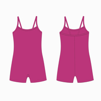 Ensembles de vêtements pour enfants de qualité supérieure, ensembles de vêtements de yoga pour bébé fille sans manches avec logo personnalisé pour l'été