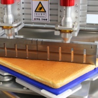Machine à découper les gâteaux ultrasonique de qualité supérieure, pour tranches triangulaires, en forme de diamant, circulaires et carrées