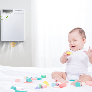 เครื่องกรองอากาศ H13 แบบติด<span class=keywords><strong>ผนัง</strong></span> ระบบระบายอากาศ ERV สำหรับบ้านที่มีอากาศบริสุทธิ์ เสียงเบา ควบคุมผ่าน WiFi แบบสองทาง - Product Image 1