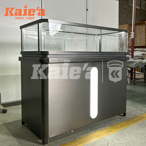 Sang trọng mới sơn mài thép không gỉ trang sức <span class=keywords><strong>Showcase</strong></span> Vàng Bạc Kim Cương Ngọc đồng hồ hiển thị trường hợp truy cập - Product Image 2