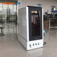 20W 30W 50W 100W Mini-Faserlaser-Markiermaschine für Hundemarken, Namenskarten und Goldgravuren
