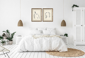 Clásico mujeres Sexy figura arte de la pared de la espalda desnuda para el cuarto de baño decoración del hogar - Product Image 4