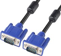 HD15 macho VGA Monitor Cable TV ordenador proyector PVC chaqueta trenza 5mm Stock disponibilidad Cine en Casa REPRODUCTOR DE DVD Audio