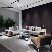 Sofá Modular Convertible de Tela con Diseño Exclusivo, Nueva Colección de Materiales 2025, Conjunto de Sofás para Sala de Estar, Villa, Escuela
