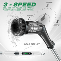 Offre Spéciale électrique Spin Scrubber pour douche salle de bain baignoire carrelage évier coins puissance brosse de nettoyage extensible