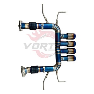 Vortex ไทเทเนียม catback ท่อไอเสียสีฟ้าเผาเสร็จ1.5มมแผ่นเหล็ก Chevrolet Corvette C8 Z06เสียงที่ใช้งาน valvetronic 24เดือน - Product Image 5
