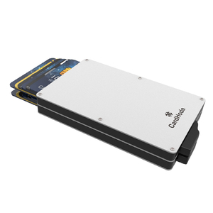 ที่ใส่บัตรเครดิตอะลูมิเนียม CardHoda รุ่นบาง 4 นิ้ว ป้องกัน RFID แบบมินิมอลพร้อมคลิปล็อค - Product Image 5